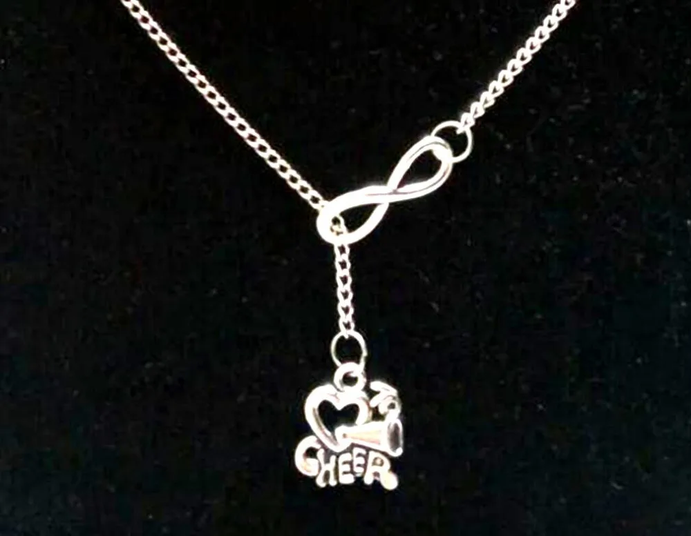 5 шт. Модные Винтажные подвески для чирлидинга с колонками сердцем