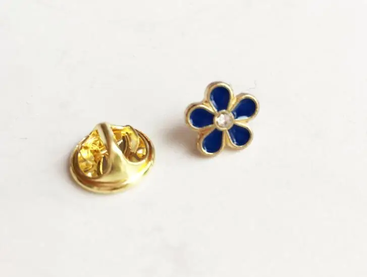 

10 шт. Стразы 10 мм мини цветок масонский значок булавки на отворны масон, вольный каменщик забывающий меня не