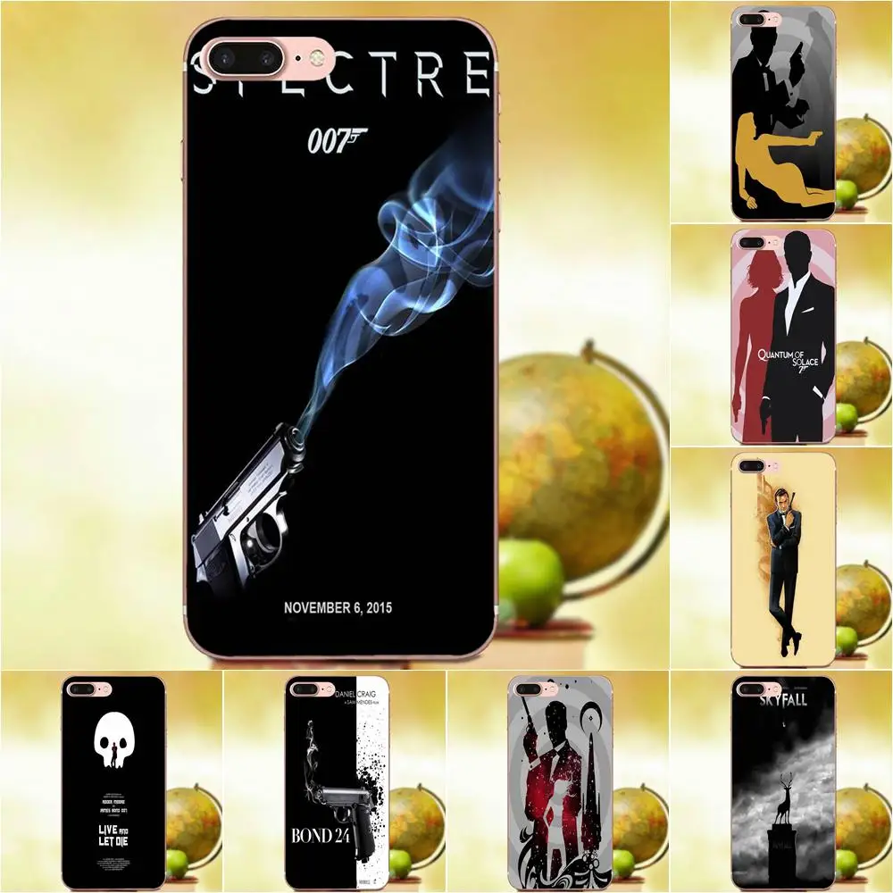 Чехол 007 James Bond для HTC 530 626 628 630 816 820 One A9 M7 M8 M9 M10 E9 Plus U11 Moto G G2 G3 G4 G5|Чехлы-накладки| |
