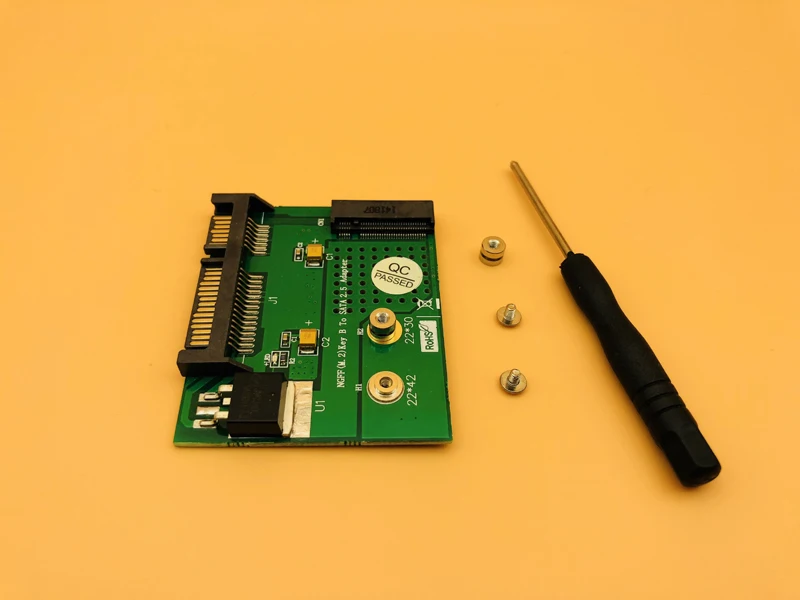 Низкий профиль половинная высота M.2 NGFF Mini PCI-E 2 полоса SSD до 5 &quotSATA 22pin HDD жесткий