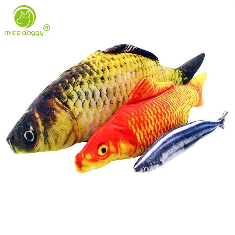 Новая мода милая мультяшная мягкая рыба игрушки для домашних животных 7 видов рыб