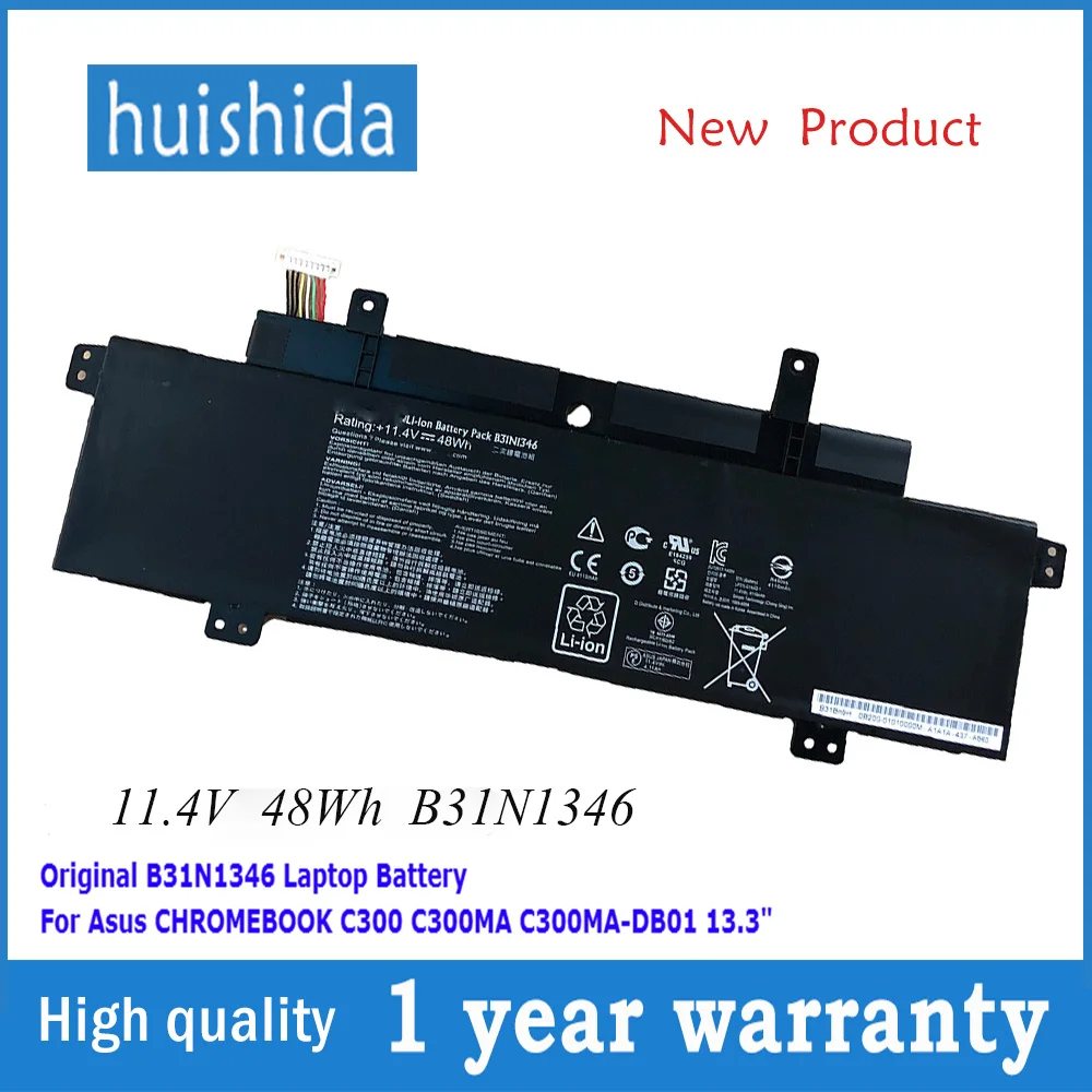 11 4 V 48Wh B31N1346 новая Оригинальная фотоэлектронная книга 13 3 &quotC300 C300MA Аккумулятор