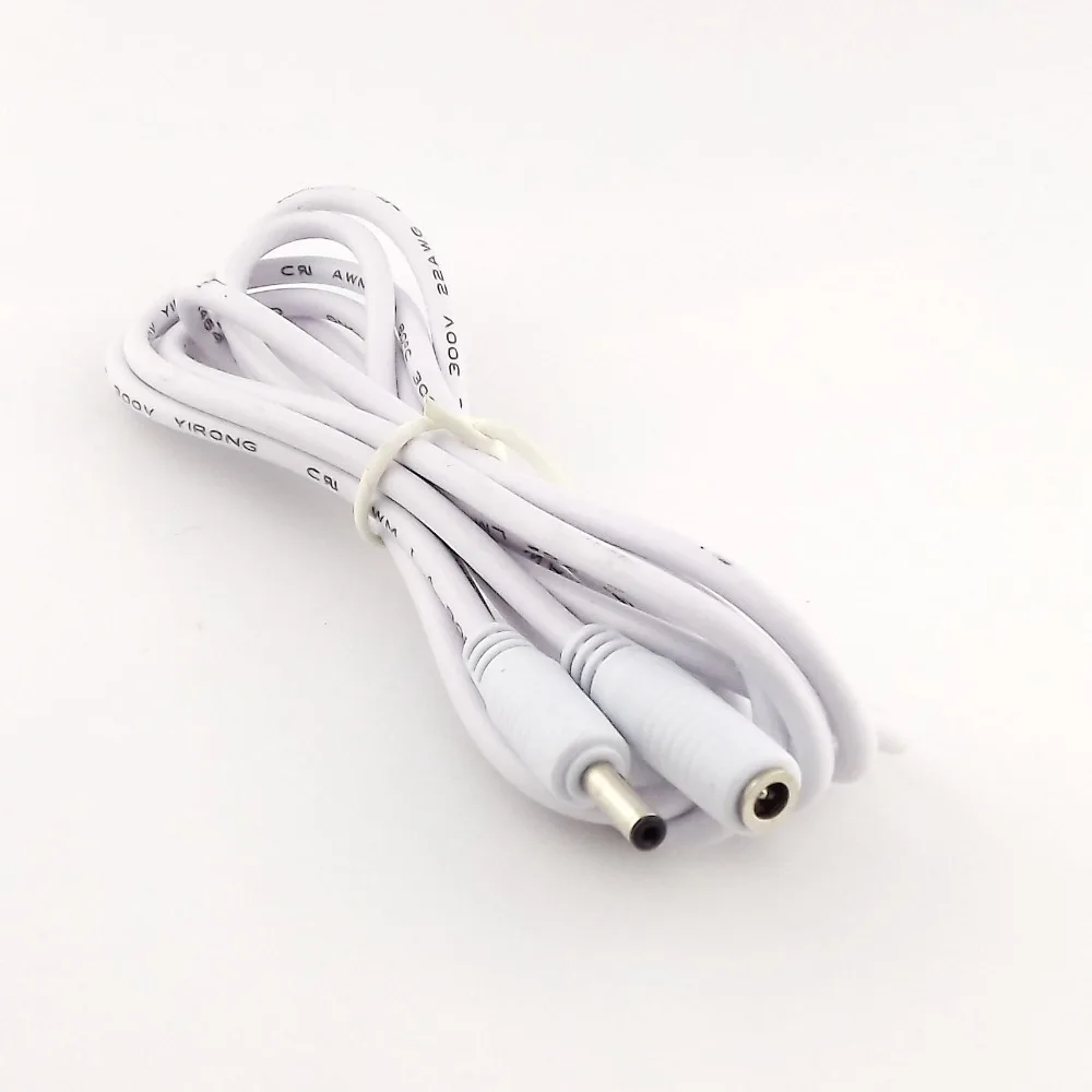 10 шт. DC Power 3 5 мм x 1 35 кабель-удлинитель для камеры футов/3 фута/10 футов/5 м белый |