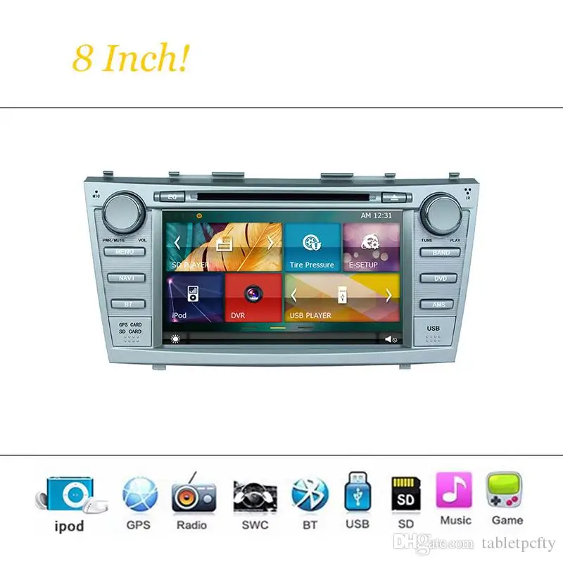 Автомобильный DVD плеер 8 &quotс GPS (опционально) BT/TV аудио Радио стерео головное