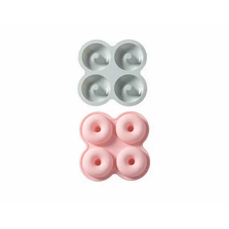 

4 Company Donut Silicone Mold Jewelry Findings Pendant Accessories DIY Charms Handmade Epoxy Resin Cabochon Oven baking Craft