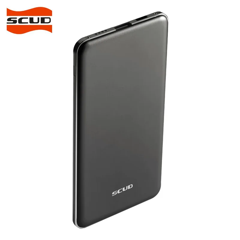 SCUD SPK-Q5 5000 мАч ультра-тонкий внешний аккумулятор Type-c и Micro USB вход портативный
