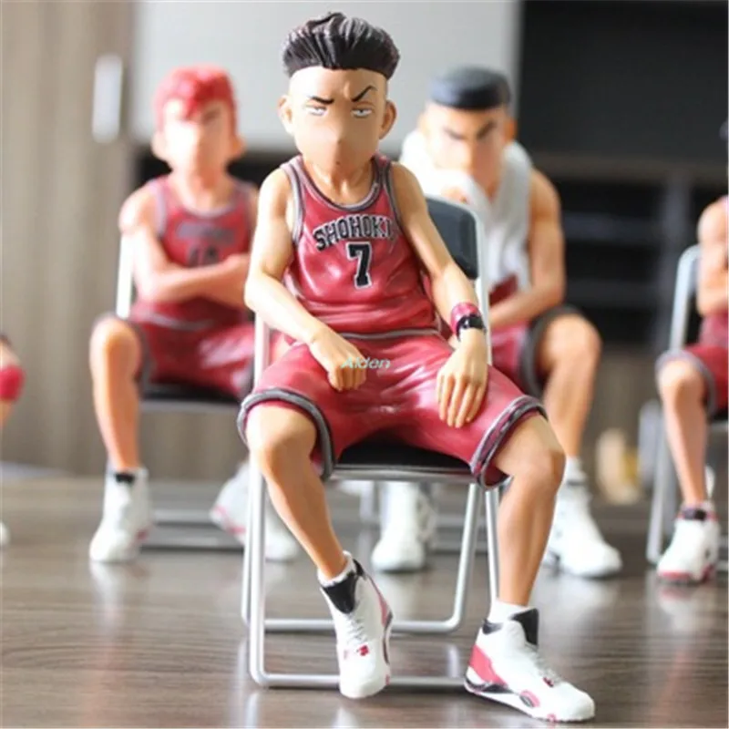 Табурет серии SLAM DUNK Rukawa Kaede Hanamichi Sakuragi Mitsui Hisashi Miyagi Ryota Акаги Такенори ПВХ фигурка
