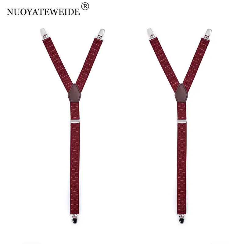 Shirt Garters For Mens Socks Garters Business Male Leg Braces Stirrup Suspenders Shirt Stay tuck Holders bretelle shirt holder - Цвет: Бургундия