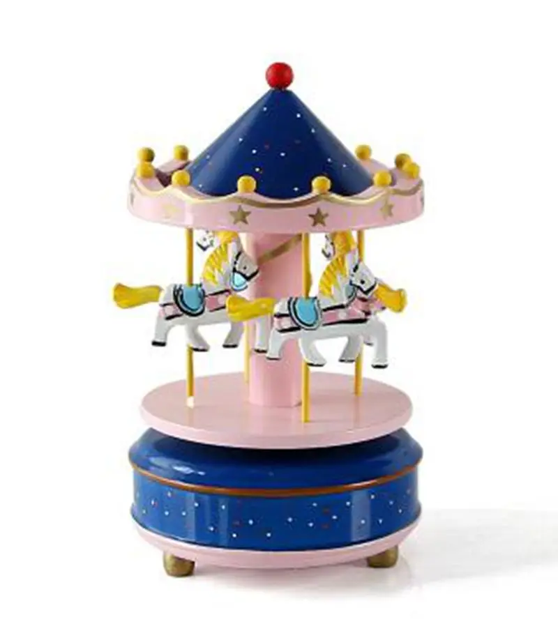 

Горячая Распродажа ручной росписью карусель музыкальная шкатулка деревянные поделки домашние декорации реквизит для съемки туристически...