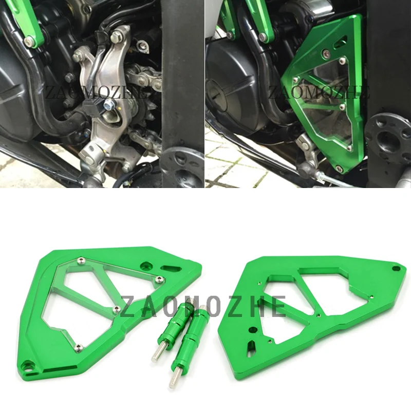 

Motorcycle Left Engine Front Sprocket Chain Guard Protection Cover For Kawasaki ninja 250 ninja300 2013 2014 2015 2016