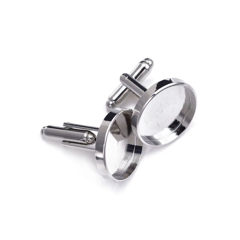 Запонки для мужчин набор запонок 16 мм 18 с пустой оправой 1 пара | Украшения и
