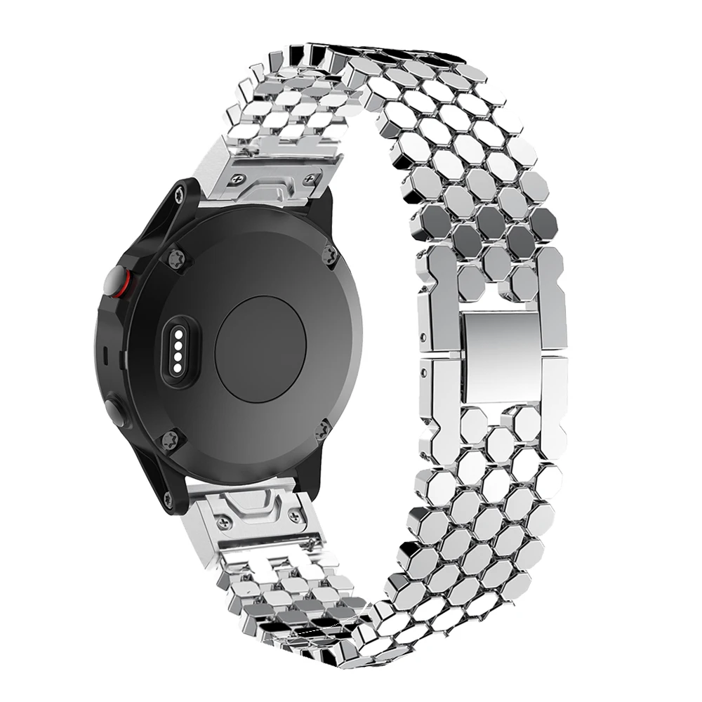 26 мм Quick Fit Нержавеющая сталь заменитель ремешок для часов Garmin Fenix 5X/3/3 HR/D2 Чарли/спуск Mk1 браслет