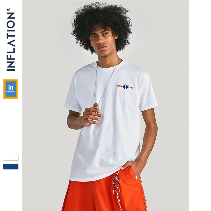 Инфляция x двойная концепция мужские футболки и топы Летняя футболка мужская