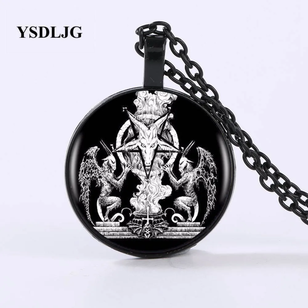Модное винтажное ожерелье YSDLJG с пентаграммой серебряное цепочкой в ювелирных