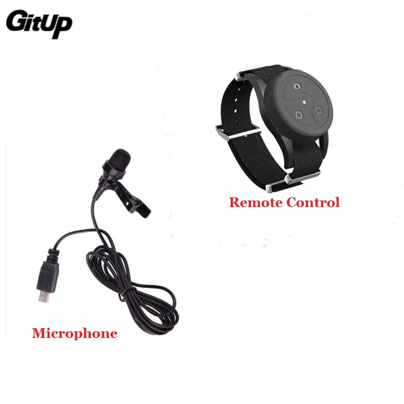 GitUP оригинальный пульт дистанционного управления + внешний микрофон для G3 Duo