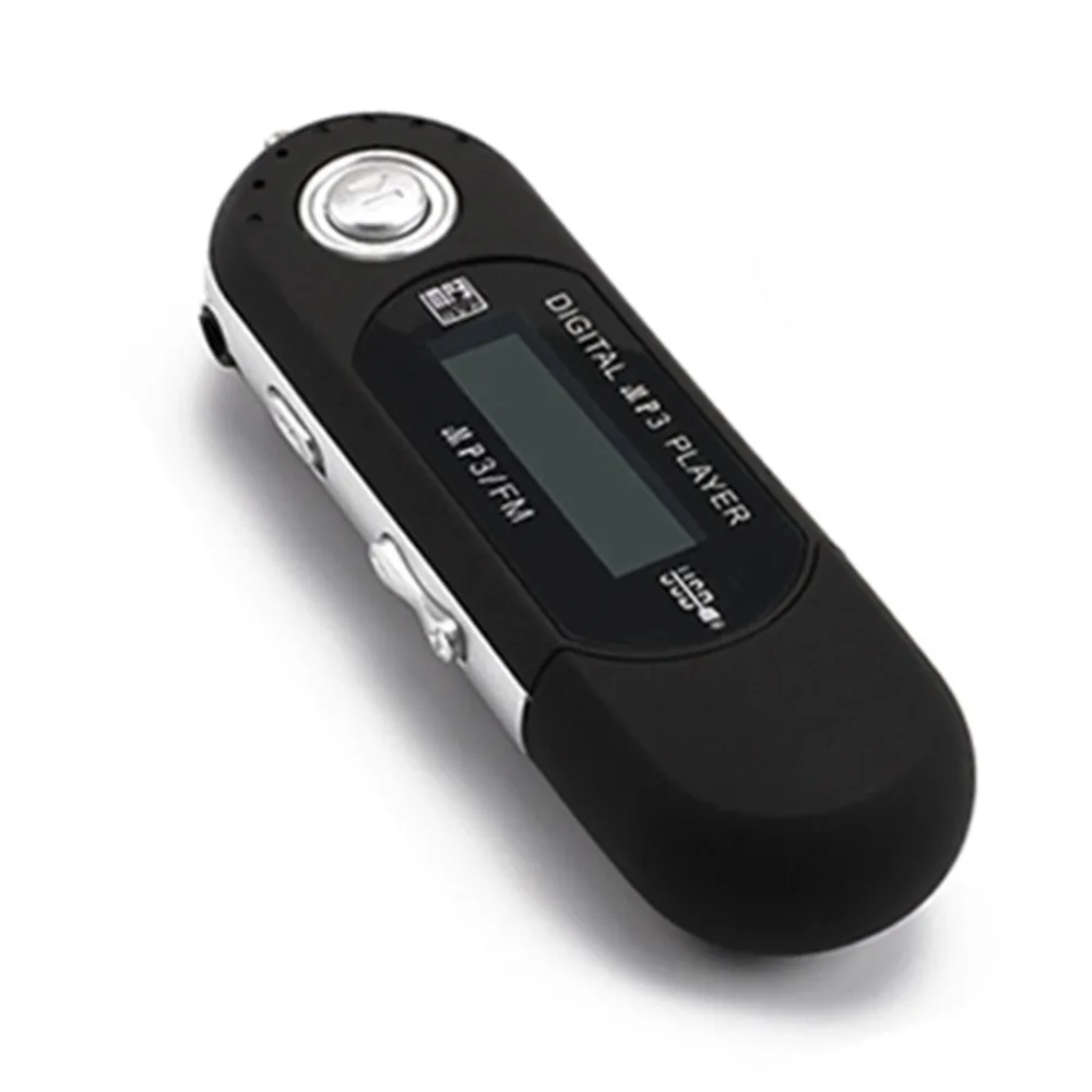 Портативный мини USB флэш MP3-плеер ЖК-экран поддержка вспышки 32 Гб TF слот для карт цифровой MP3 музыкальный плеер FM радио+ наушники