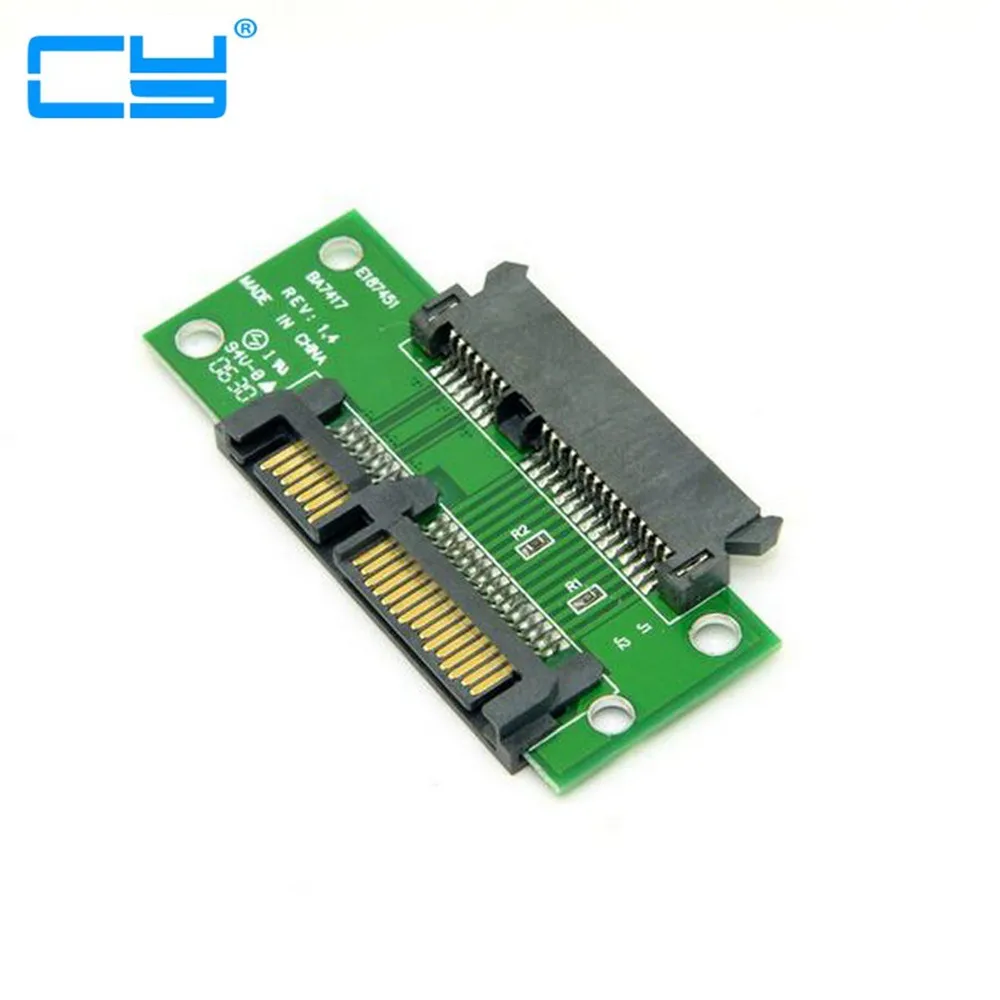 Extensor Adaptador para mujer, convertidor PCB, 3,5 "y 2,5, 22 Pines, 7 + 15 P, SATA, para Brasil, Rusia, Atacado