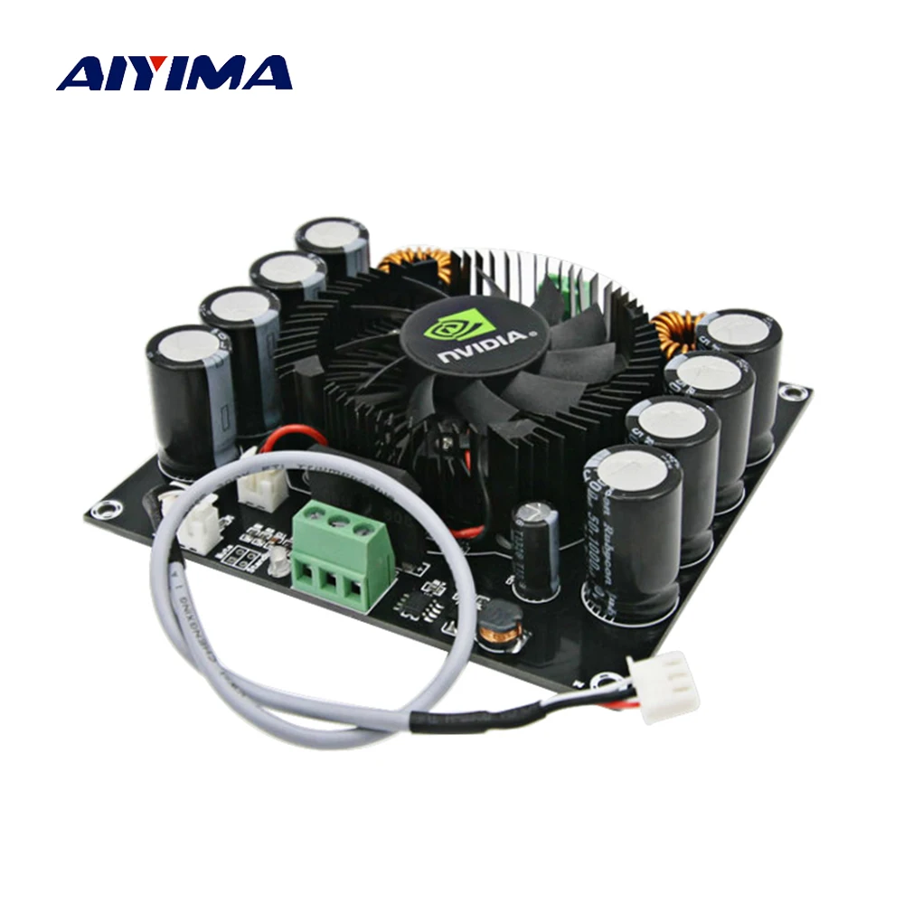 Aiyima tda8954-й моно цифровой аудио усилитель доска 420 Вт Высокая мощность класса AD AMP Amplificador Dual AC24V