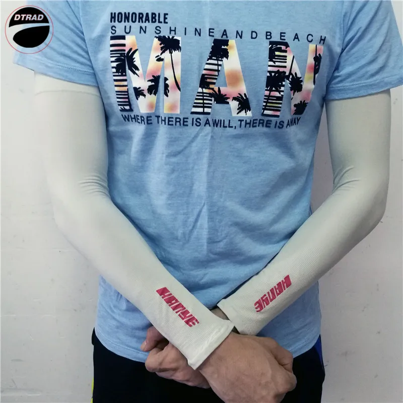 Унисекс Ice Шелковый рука рукав УФ солнцезащитный крем летом все автомобили