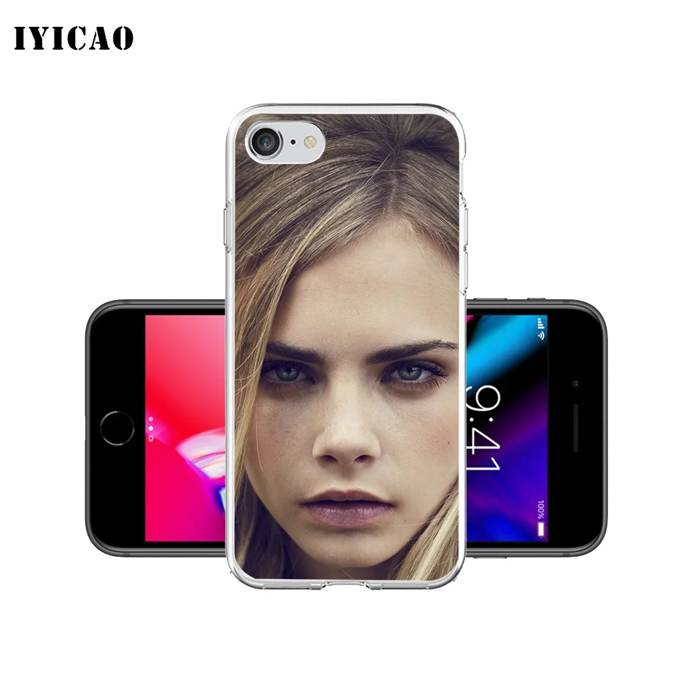 Мягкий силиконовый чехол IYICAO для iPhone X XR XS MAX 6 6s 7 8 Plus 5 SE из ТПУ|Чехлы-накладки| |