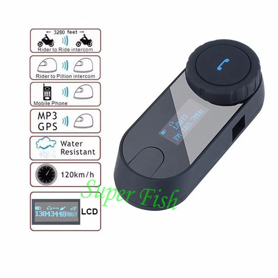 FreedConn 2 шт. обновленный BT S2 Bluetooth мотоциклетный шлем домофон гарнитура динамик с ЖК