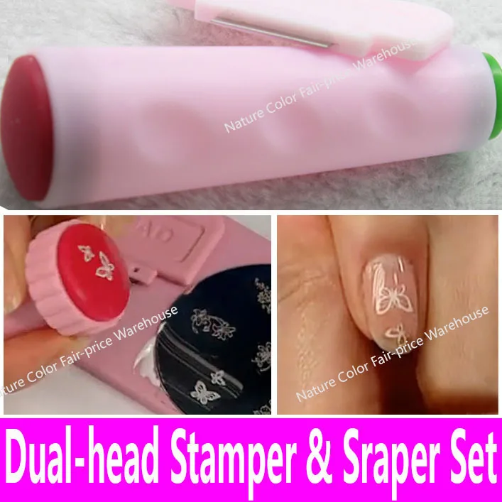 Набор инструментов для стемпинга и скребка с двумя головками набор украшения