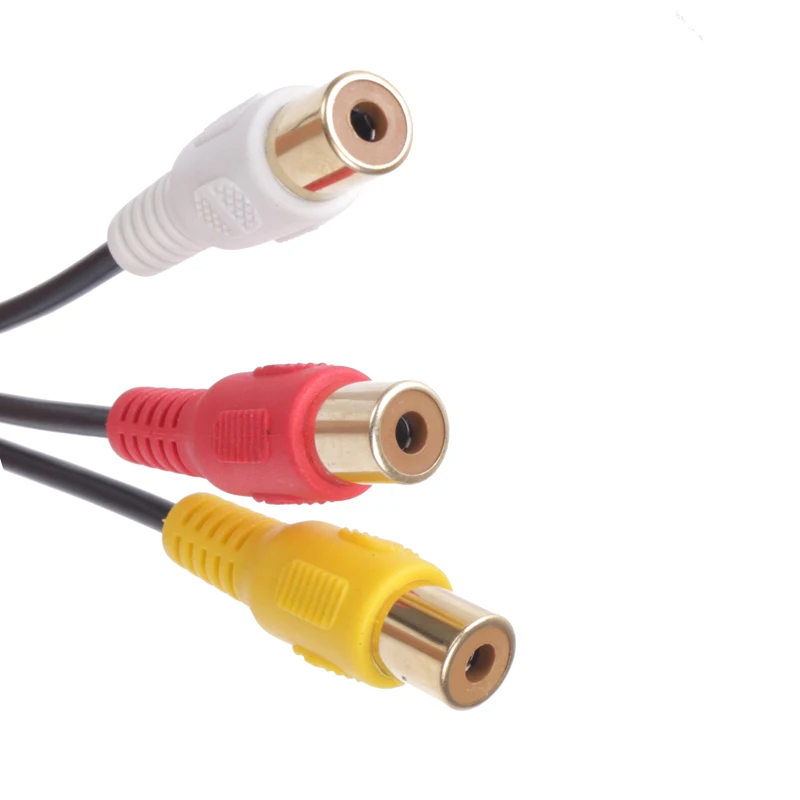Линейный выход 3 Chinch кабель RCA адаптер для Toyota головное устройство 6 Pin синий AV порт 3040