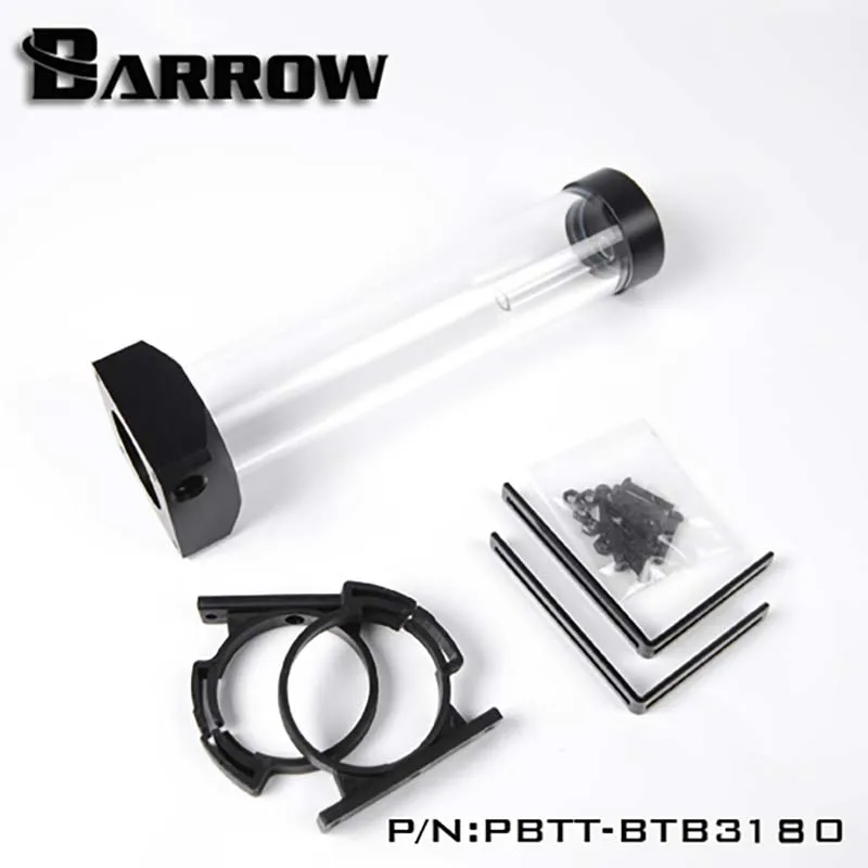 Barrow PBTT BTB PC резервуар для водяного охлаждения DDC насоса с черной крышкой