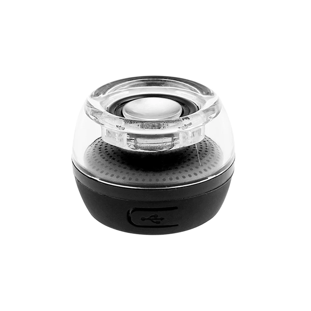 Мини Портативный HIFI 3D объемный 3 5 мм Aux аудио разъем беспроводной круглой формы