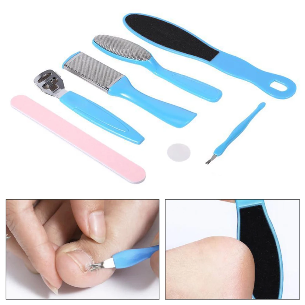 7 шт. электрической шлифовальной пилки для ног набор профессиональных грязи Rasp