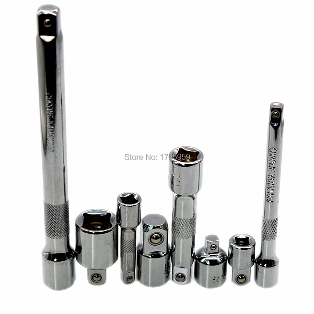 1/4 &quot3/8&quot квадратный приводной ключ удлинитель головки стержня трещотка сокет
