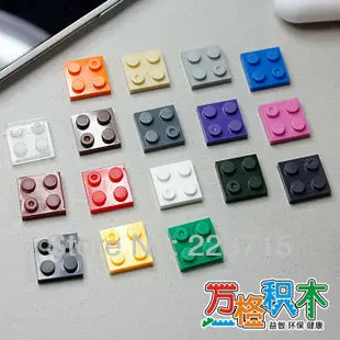 Бесплатная доставка! 3022 100 шт. * пластина 2x2 сделай сам развивающие блочные кирпичи