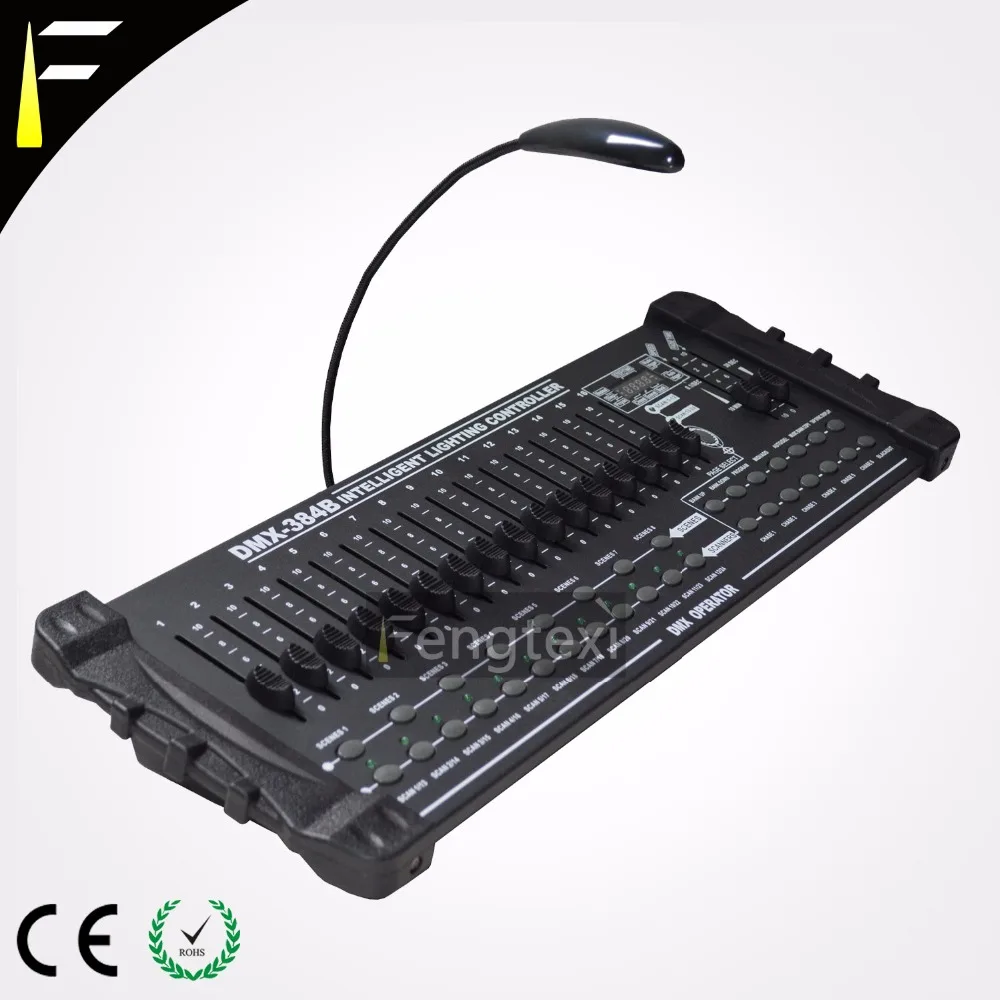 Контроллер осветительного прибора для сцены DMX 384 512/1990 пульт управления 384CHS 24 шт.