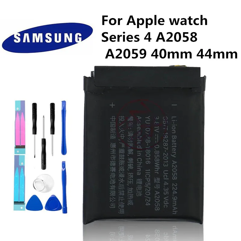 Для iphone Watch Series A2058 для оригинальный аккумулятор 40 мм 224 9 мАч + Инструменты |
