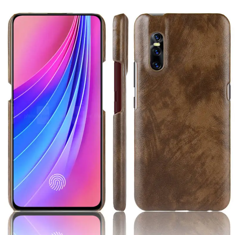 Vivo V15 Pro Case Luxury PU Leather Hard Back Cover Phone V 15 V15Pro VivoV15 6.39 inch |