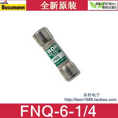 [SA] Соединенные Штаты BUSSMANN fuse TRON FNQ 6 1 / 4 500V 10*38mm 10 шт./лот|lot led|lot toylots sale |