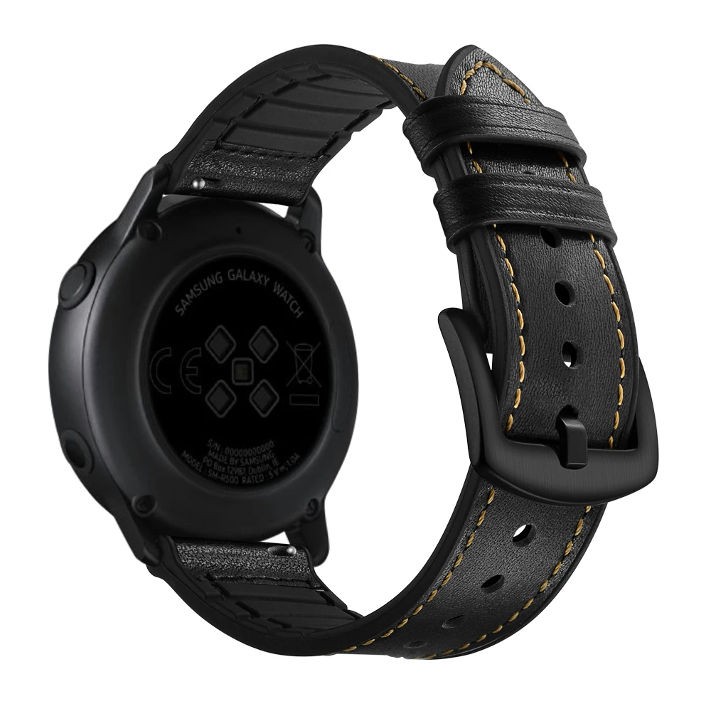 8 цветов силиконовый ремешок из натуральной кожи для samsung Galaxy Watch активный Камуфляжный узор наручный браслет ремешок для часов