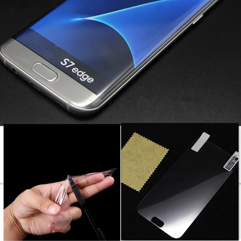 Взрывозащищенная защитная пленка с полным покрытием для Samsung Galaxy S7 Edge из ТПУ|screen