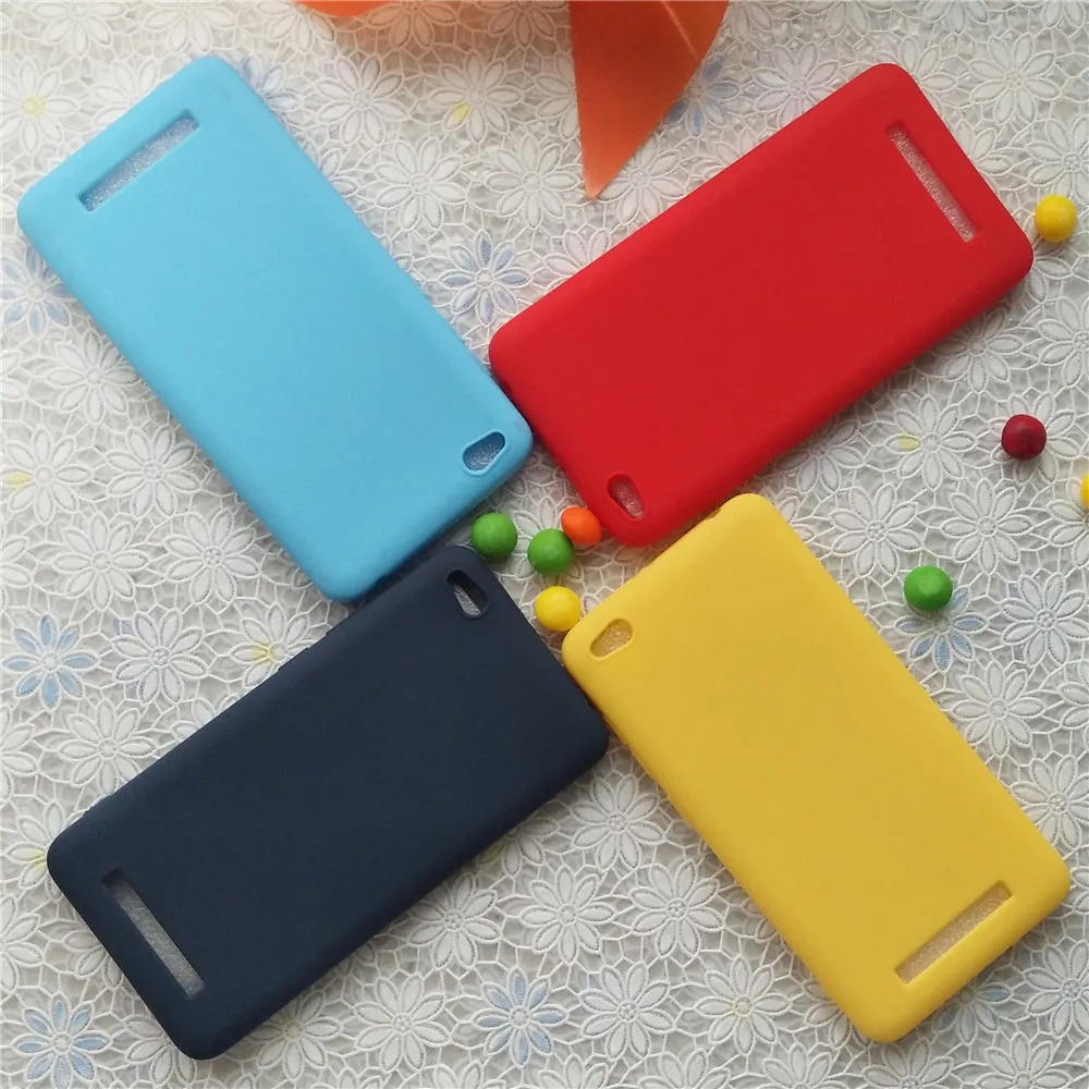 Высокое качество конфеты полный Чехол для Xiaomi Redmi 4A Redmi4A 5 0 дюймов Macarons цвет Мягкий