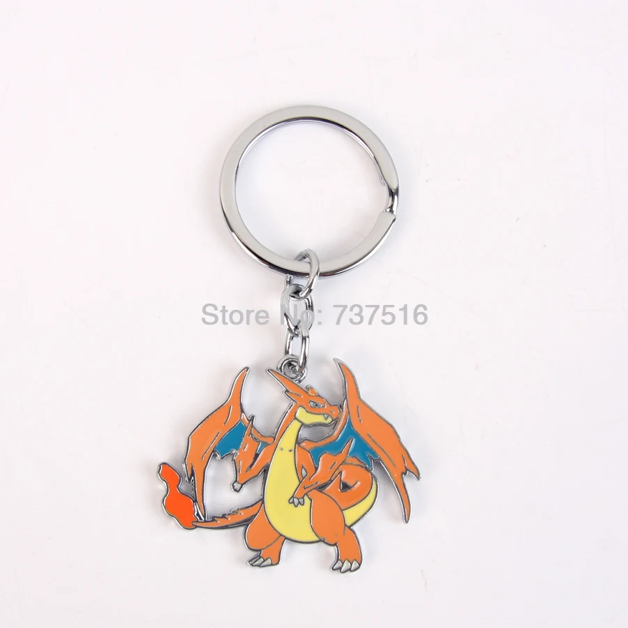 Новые летающие Монстры Огненный Дракон Charizard металлическая анимационная