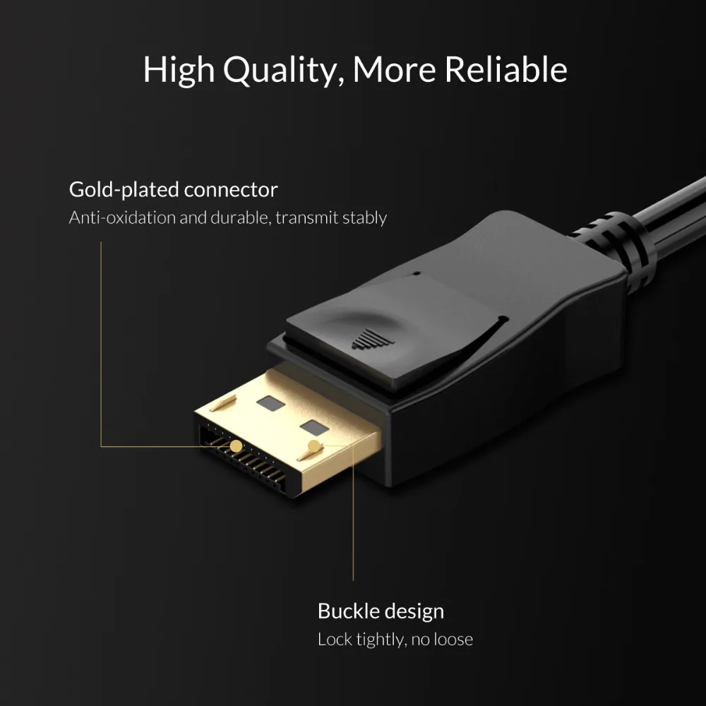 ORICO 4k 60/30Hz 1 2 версия односторонний HD кабель адаптер DP Display Port видео аудио конвертер