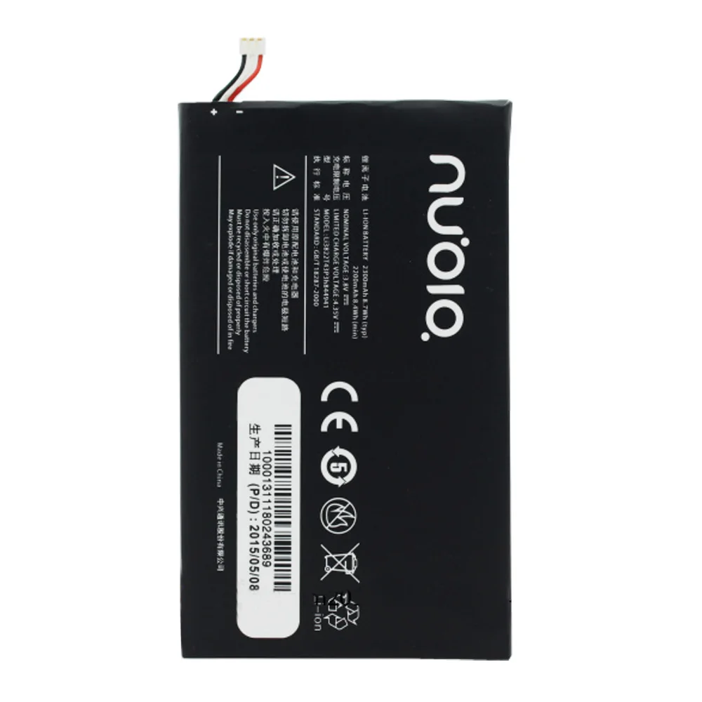 Оригинальный аккумулятор для Nubia NX503A Li3822T43P3h844941 2300 мАч ZTE Z5 NX501/Z5S NX503A/Z5 mini