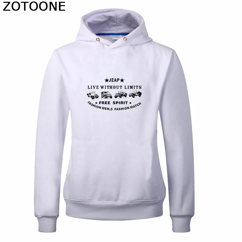 Нашивки ZOTOONE с надписью Free Spirit для одежды нашивка Jeap Термотрансферная аппликация