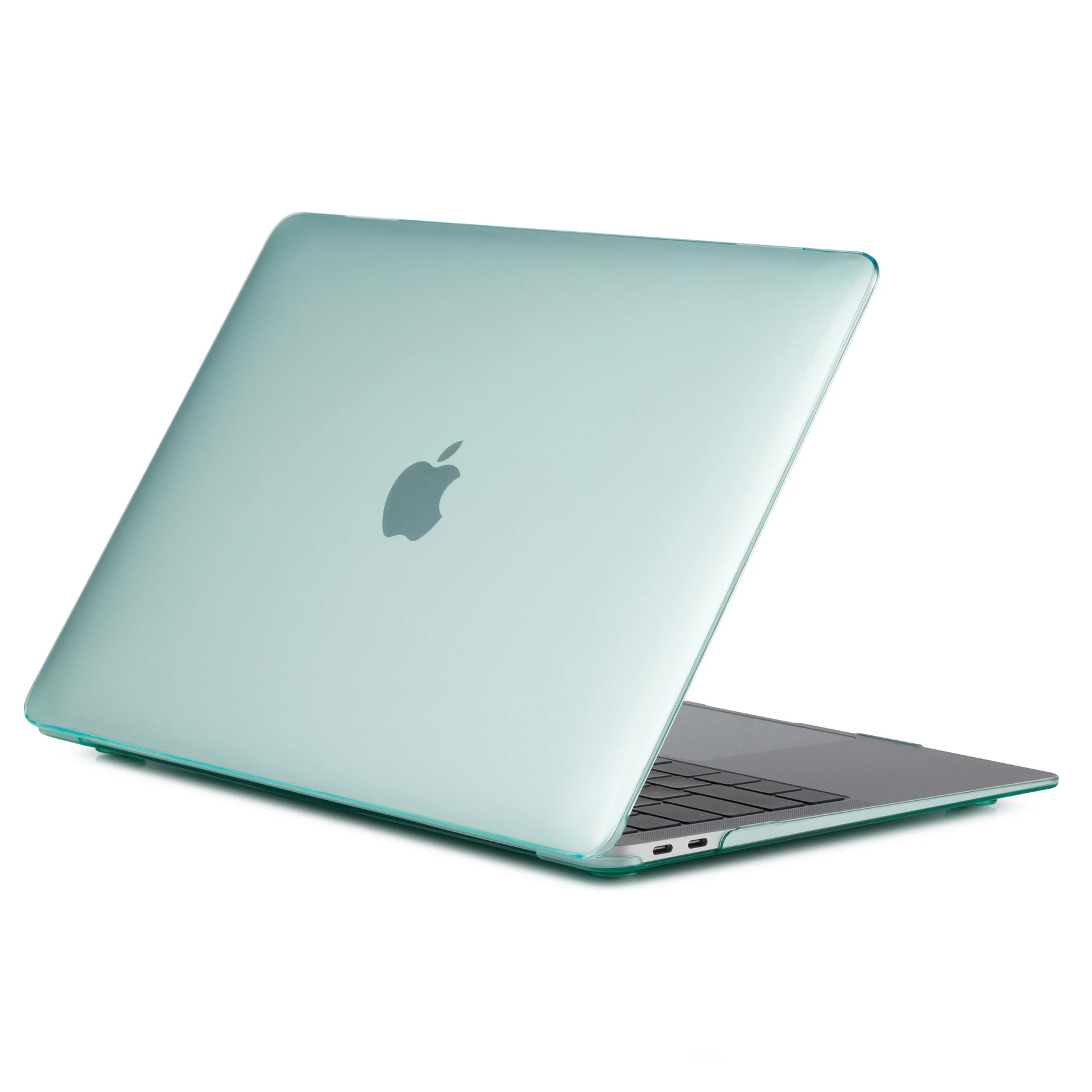 Crystal Green Кристально матовый чехол для ноутбука Macbook Air 11 13 retina 12 Pro 15 для Mac book New Air 13 A1932 чехол+ чехол для клавиатуры - Цвет: Crystal Green