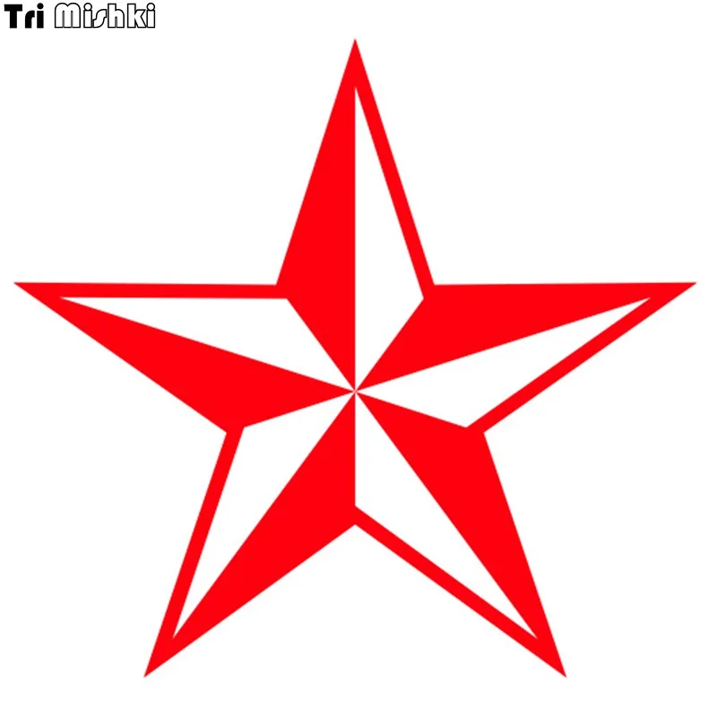 Tri Mishki 15x16 1 см Красная звезда СССР автомобиля Стикеры пентаграмма лобового стекла