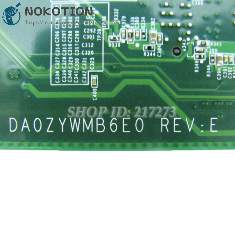 NOKOTION новая материнская плата ПК для Acer aspire E5 771 771G основная SR23W I7 5500U DA0ZYWMB6E0 NBMNX11007 NB.
