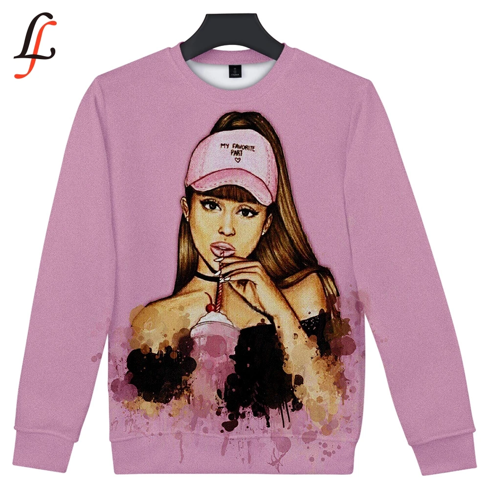 Ariana Grande, 3D принт, женская и мужская одежда,,, повседневные, Harajuku, крутые толстовки, кофты, топы размера плюс 4XL