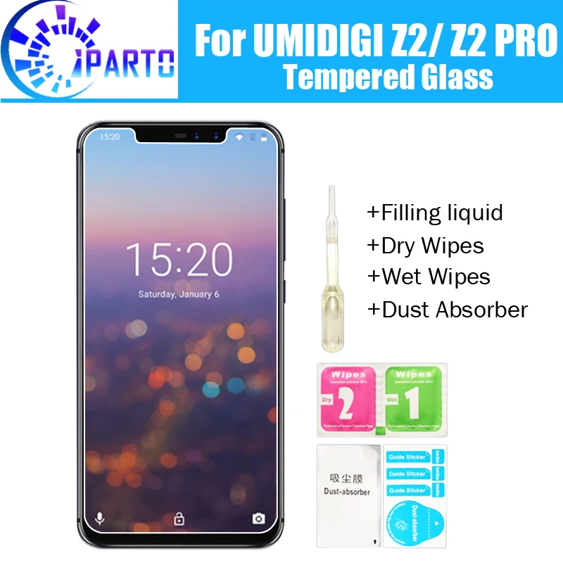 UMIDIGI Z2 закаленное стекло 100% хорошее качество премиум 9H Защитная пленка для экрана