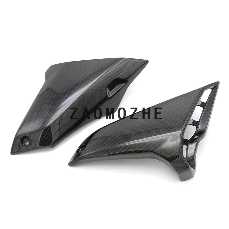 Для Yamaha MT09 MT 09 2017 2018 мотоцикла из настоящего углеродного волокна верхняя сторона