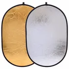 Портативный складной отражатель для фотосъемки TRUMAGINE 90x120 см 2 в 1 золотистый и серебристый светоотражатель для фотостудии с сумкой для переноски